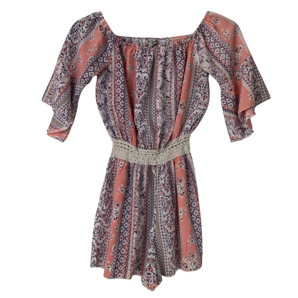 J for Justify romper shorts juniors size Small